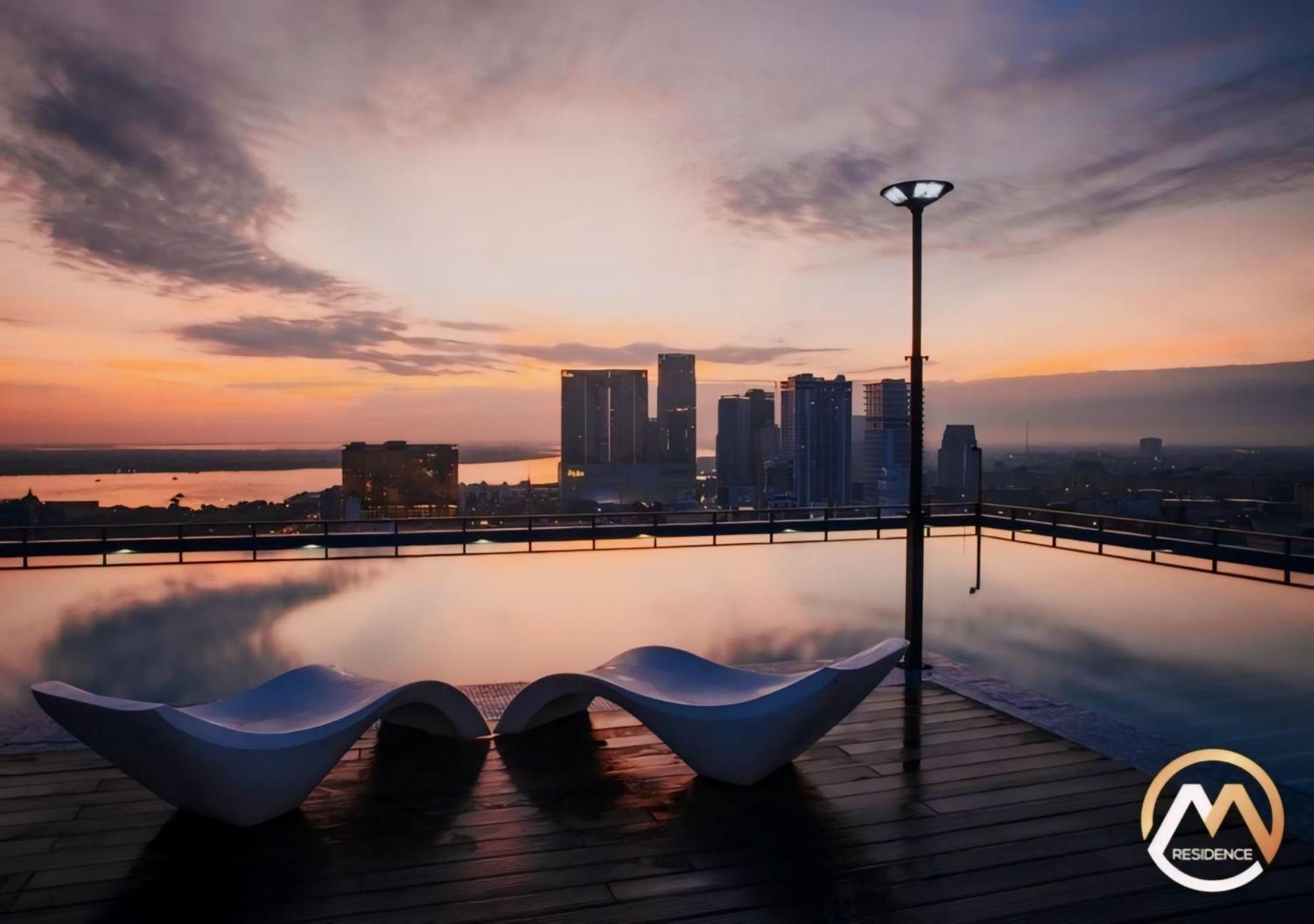 Hotel Serviced Condo Unique Infinity Pool With Mekong River View Phnompenh Exteriér fotografie